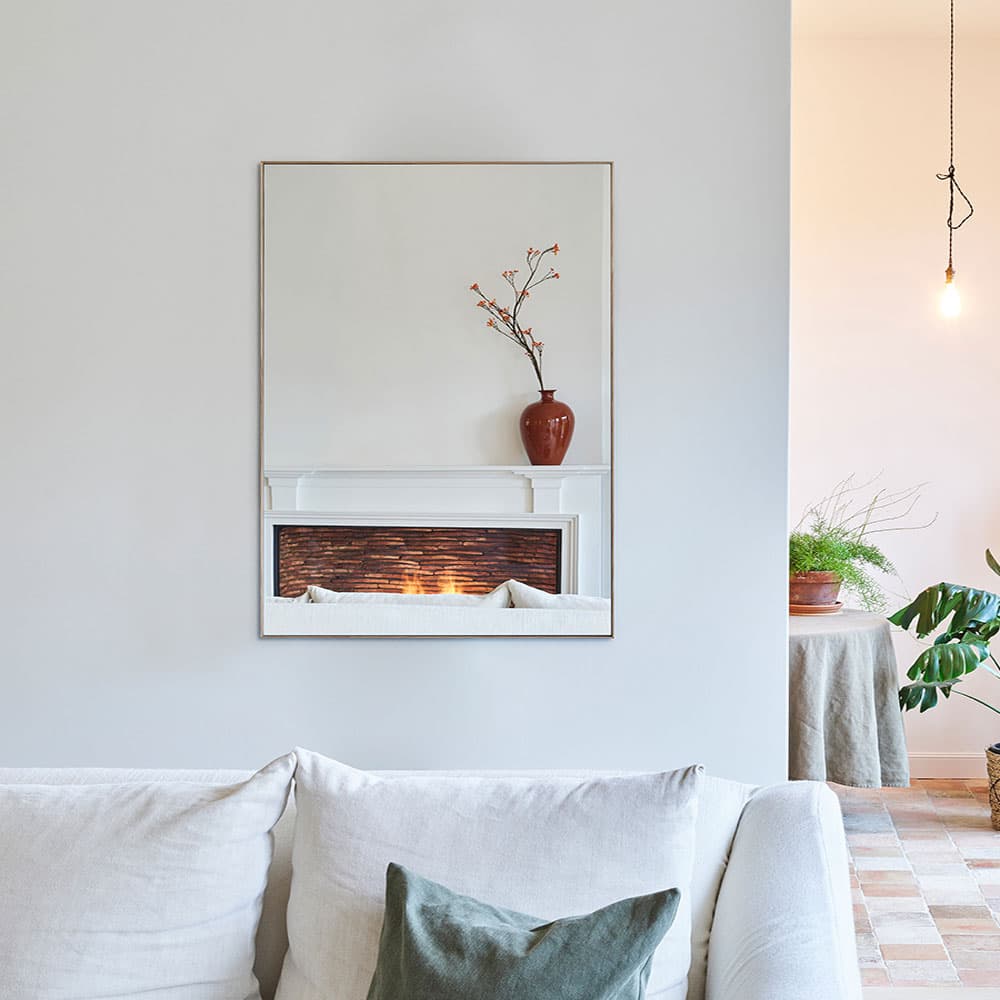 Lucka Oak Small Rectangle Mirror By FCI London