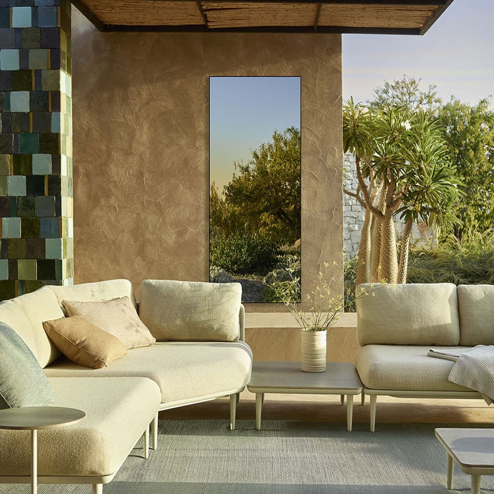 Lucka Outdoor Gold XXL Mirror By FCI London