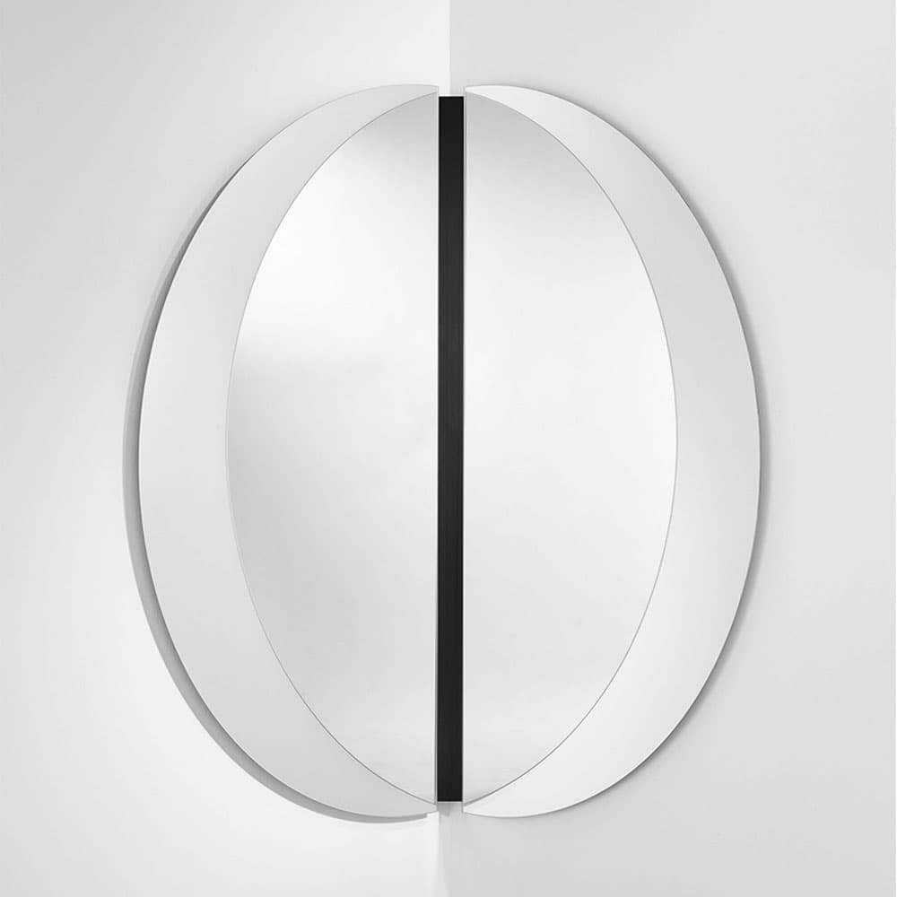 Luna Black Corner L Mirror By FCI London