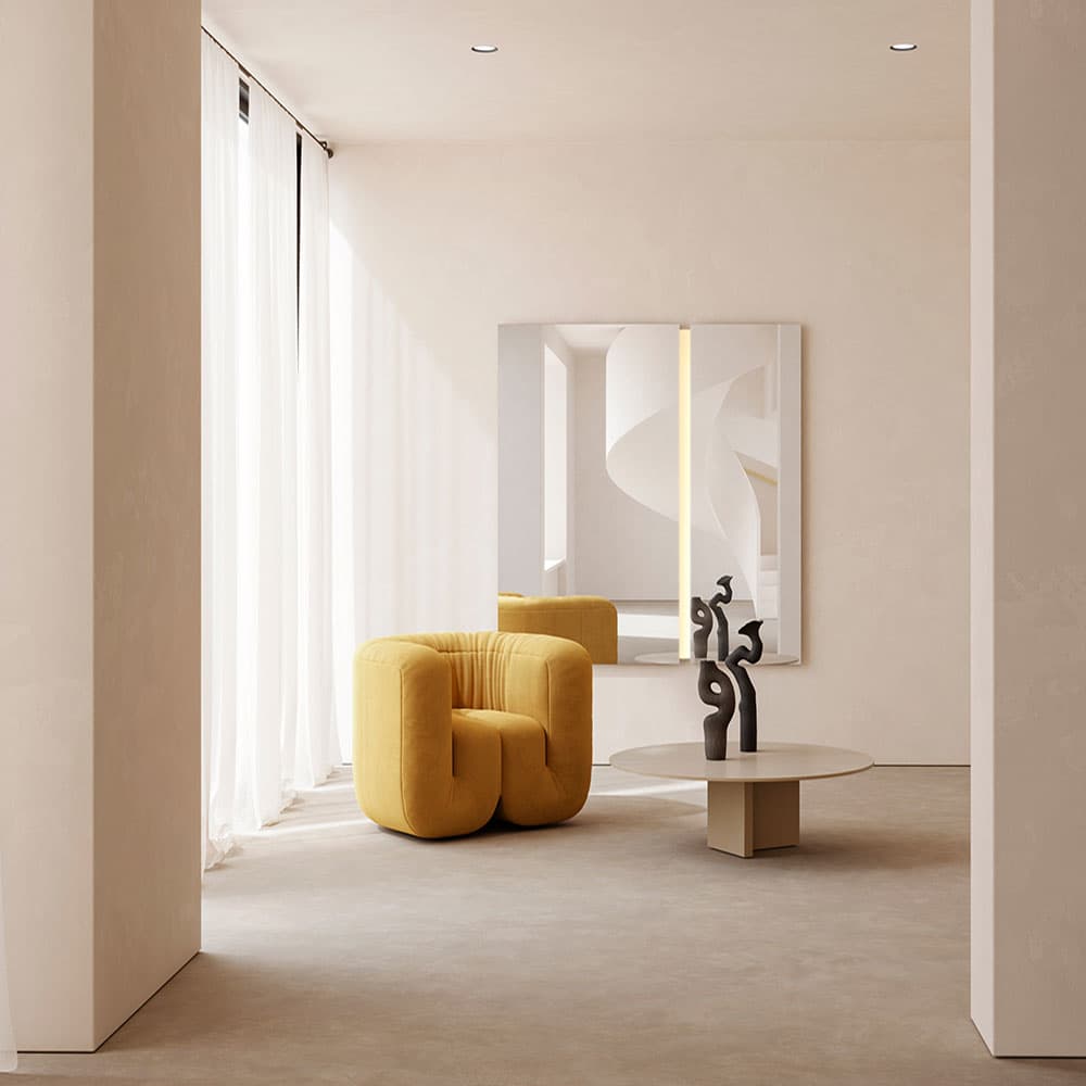 Luna Light Rectangle M Mirror By FCI London