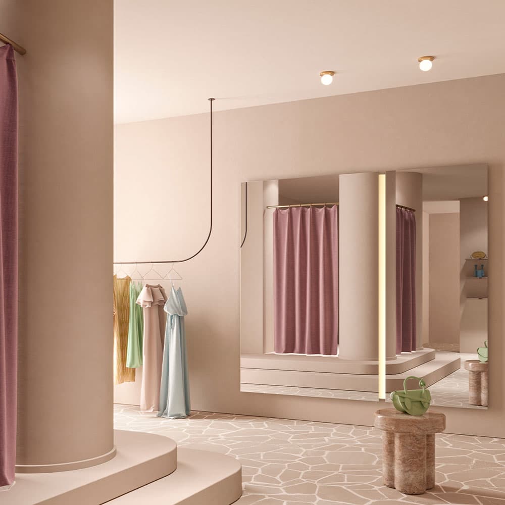 Luna Light Rectangle M Mirror By FCI London