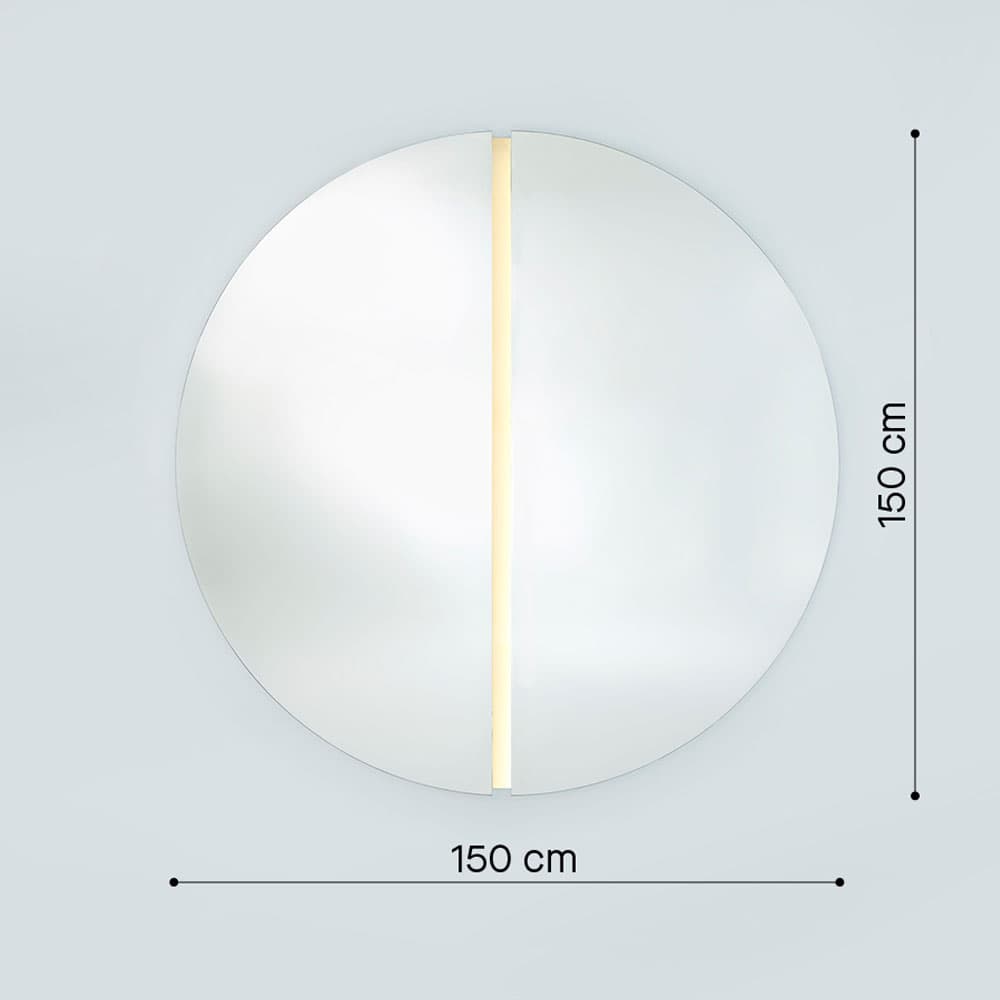 Luna Light Round M Mirror By FCI London