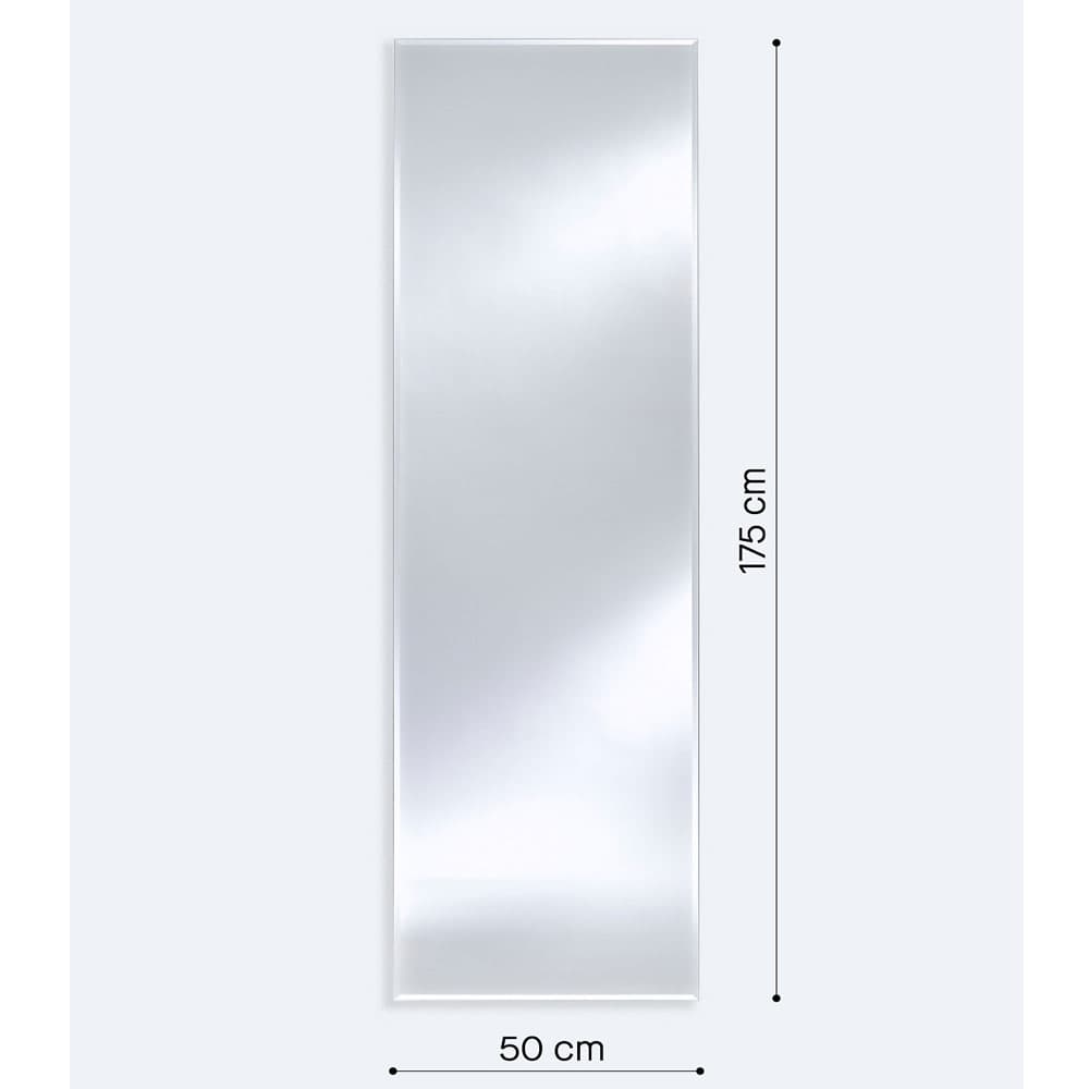 Slimflex Black Hall Mirror By FCI London