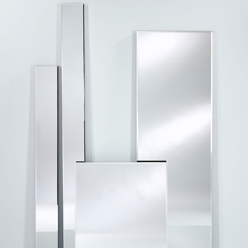 Slimflex Black Rectangle Mirror By FCI London