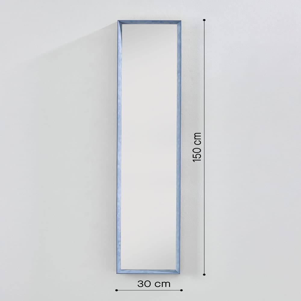 Velvet Blue Hall Mirror By FCI London