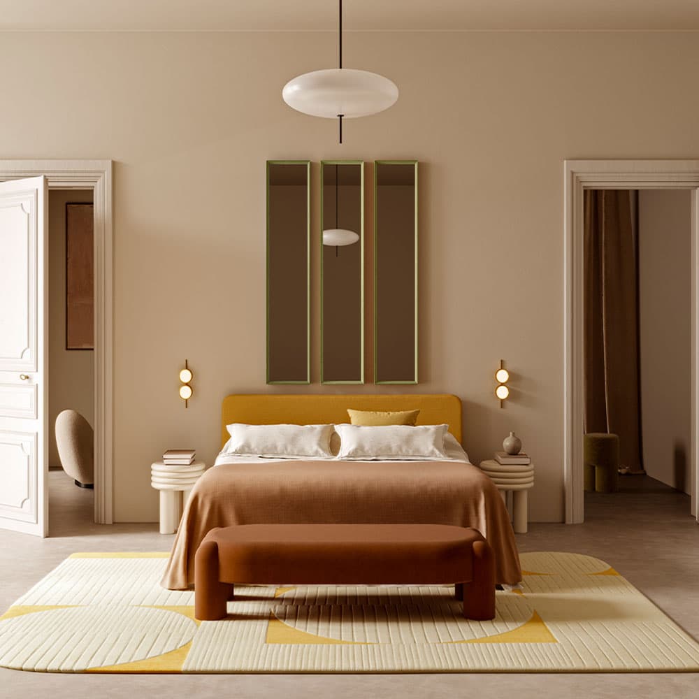 Velvet Green Custom Mirror By FCI London