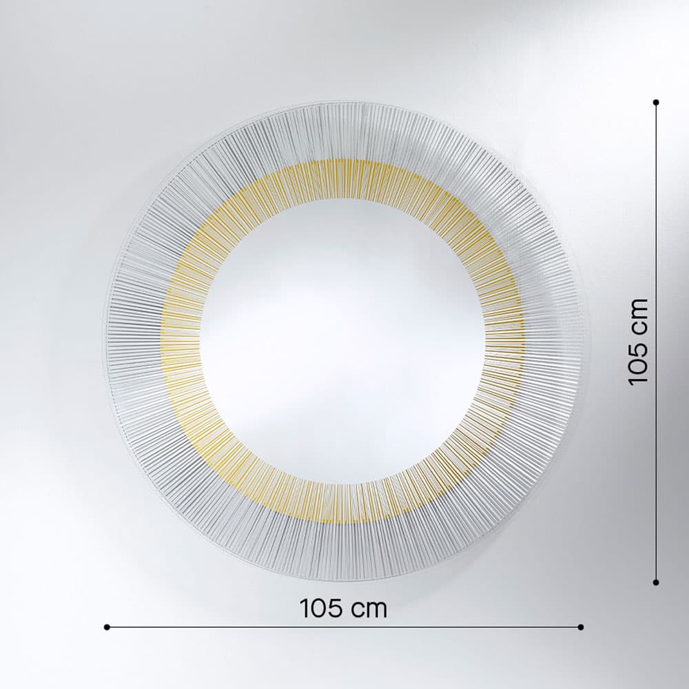 Yoko Bronze Mirror By FCI London