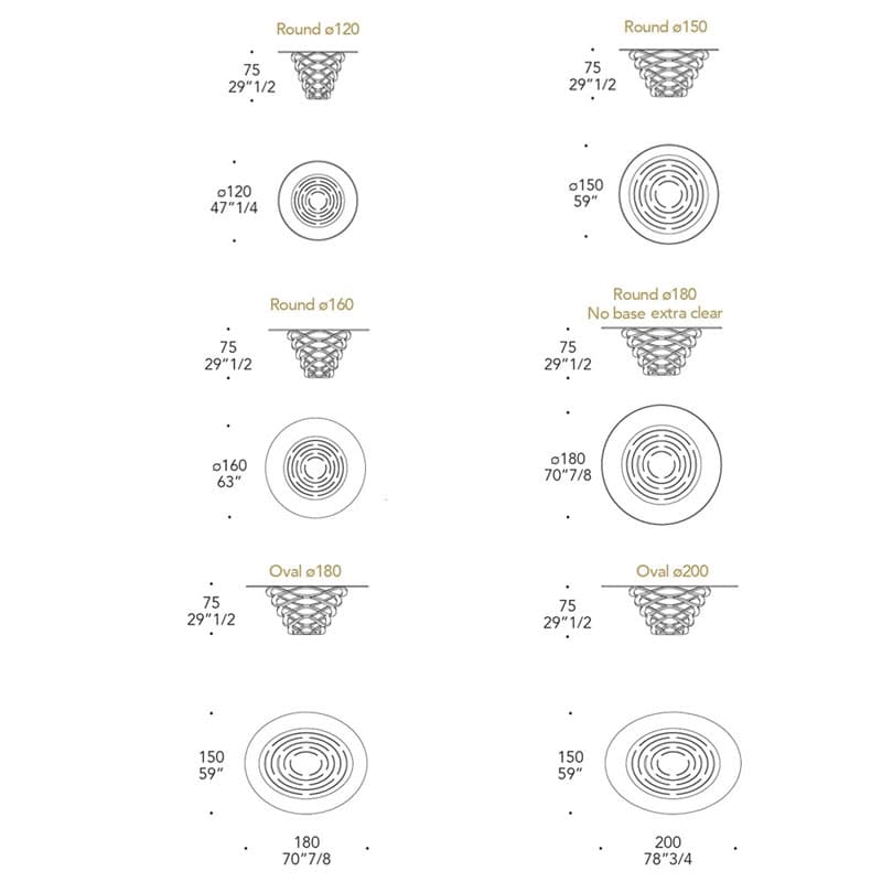 Neolithic 72 Glass Dining Table by Reflex Angelo
