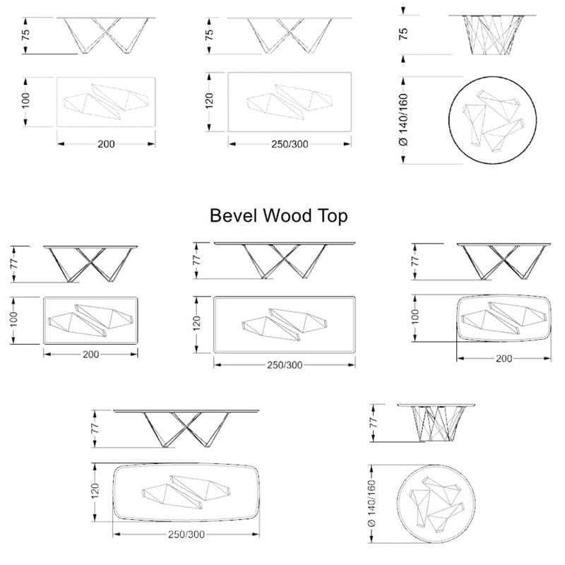 Prisma 72 Steel Dining Table by Reflex Angelo