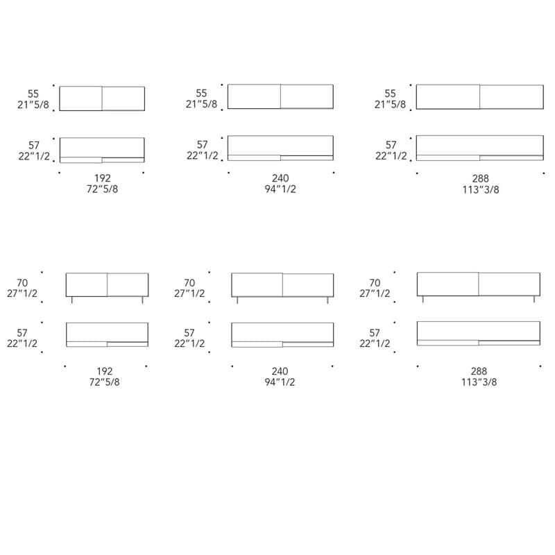 Mirage Buffet Sideboard by Reflex Angelo
