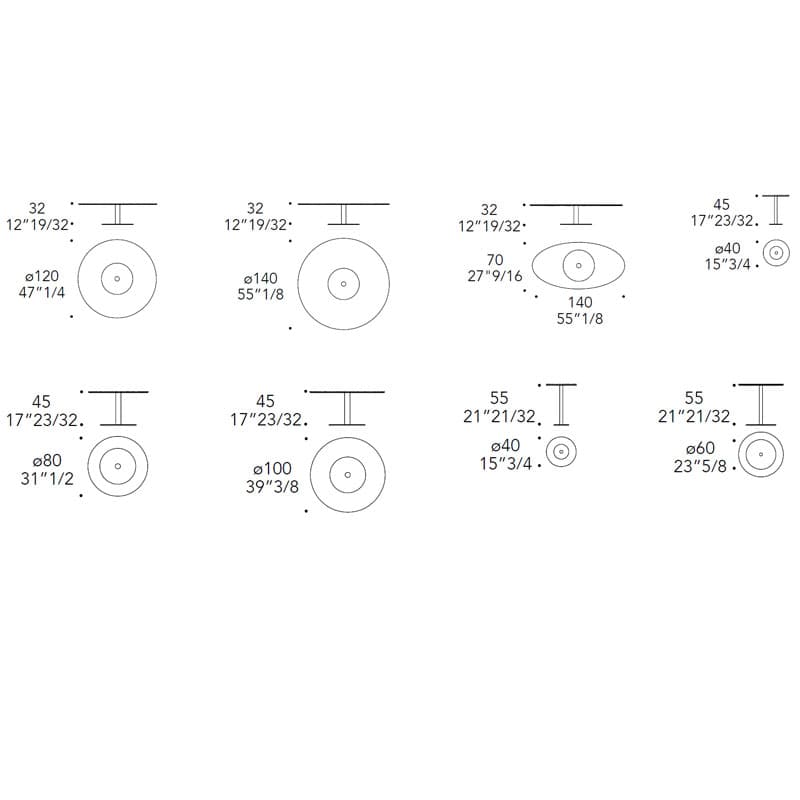 Rondo 40 Coffee Table by Reflex Angelo
