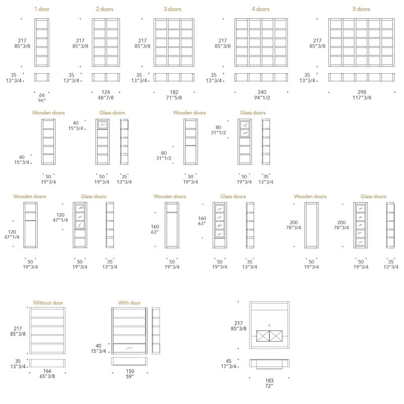 Avantgarde Bookcase by Reflex Angelo