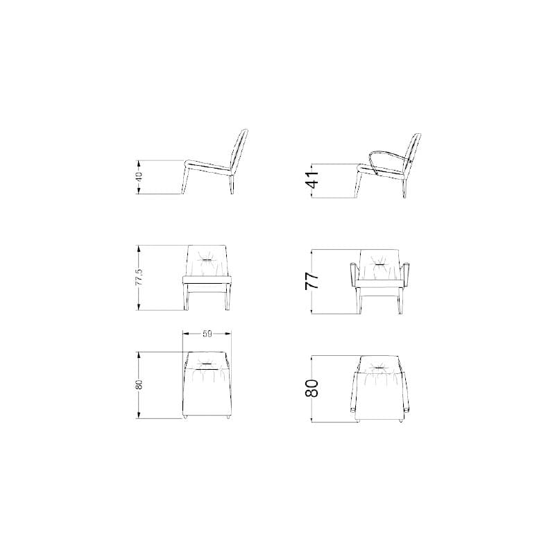 Soft Armchair by Reflex Angelo