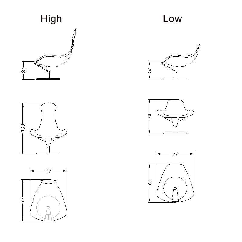 Zenith Armchair by Reflex Angelo