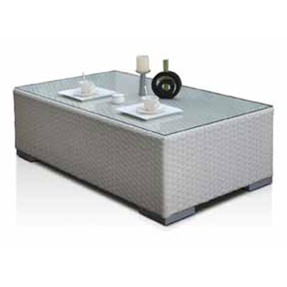 Brando Rectangle Blue Coffee Table by Skyline Design