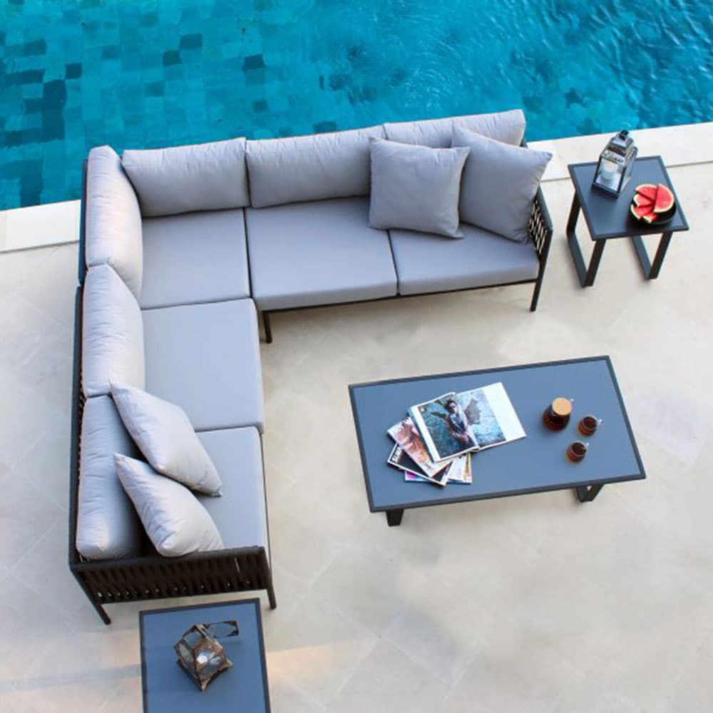Kitt Corner Outdoor Sofa by Skyline Design