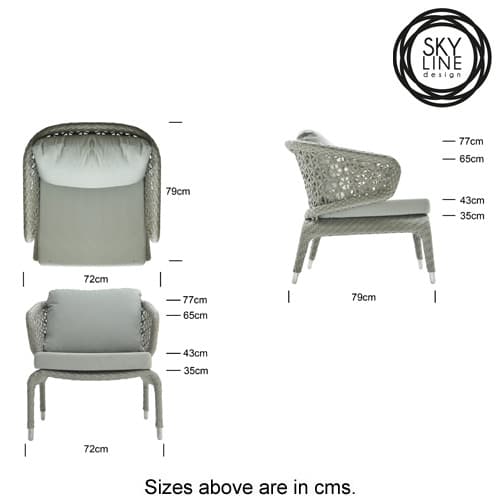 Journey Outdoor Armchair by Skyline Design