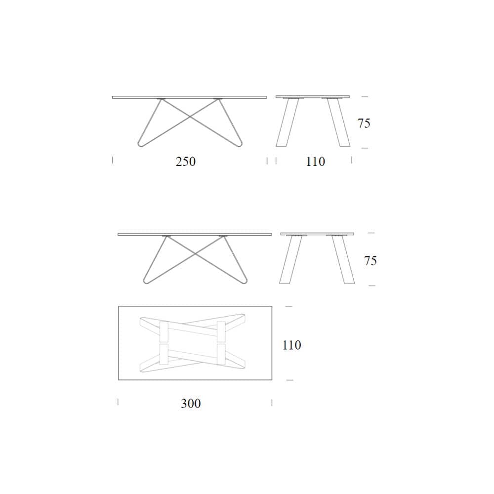 Status Dining Table by Tonin Casa