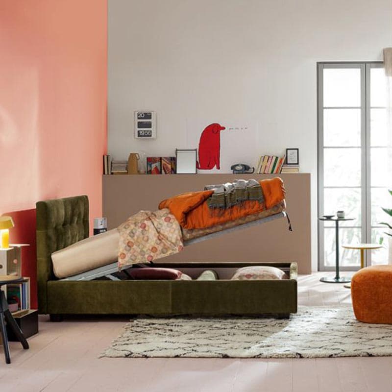 Max Capitonne Low.22 Single Bed by Twils