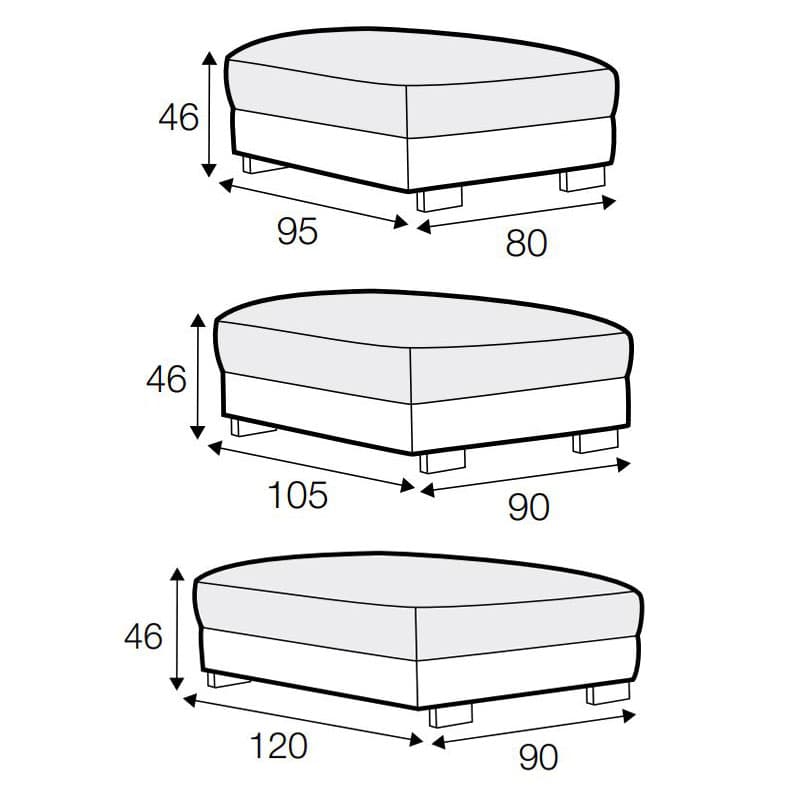 Brandon Footstool by Urbano