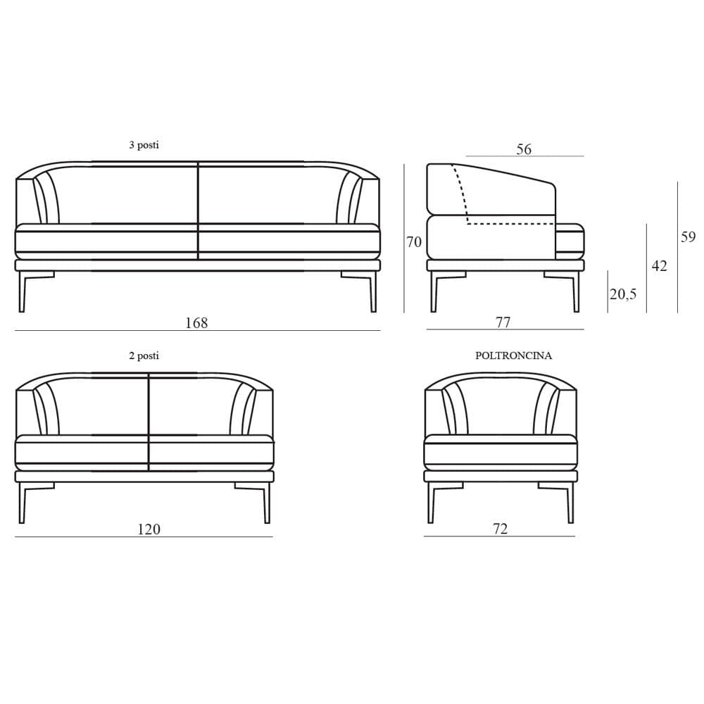 Bon Bon Armchair by Valore Collezione