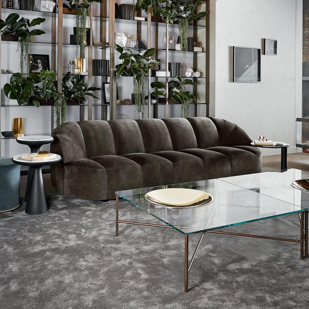 Cloud leather sofa by Gallotti & Radice showcasing sleek Italian design and contemporary elegance