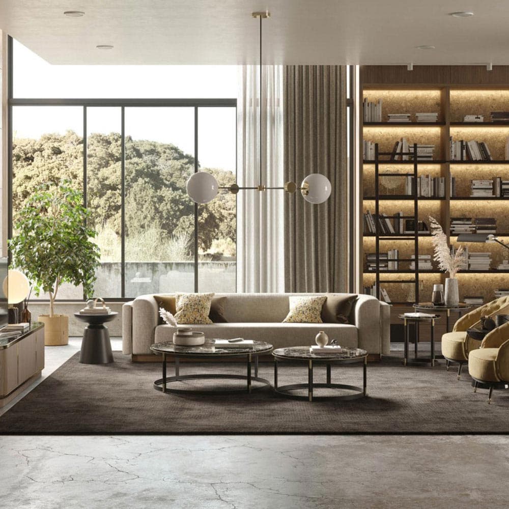 Lyssa Coffee Table by Laskasas showcasing Portuguese craftsmanship with discreet glamour