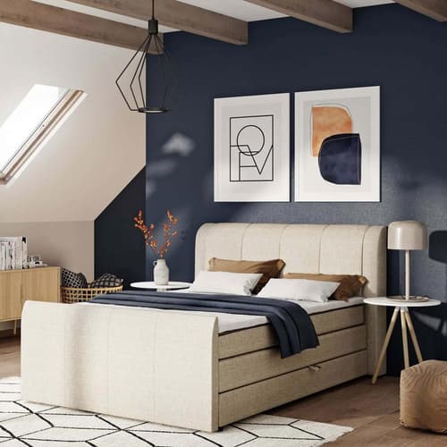 Eveline Double Bed by B and B Letti