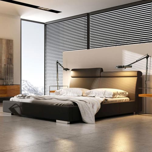 Modern Double Bed by B and B Letti