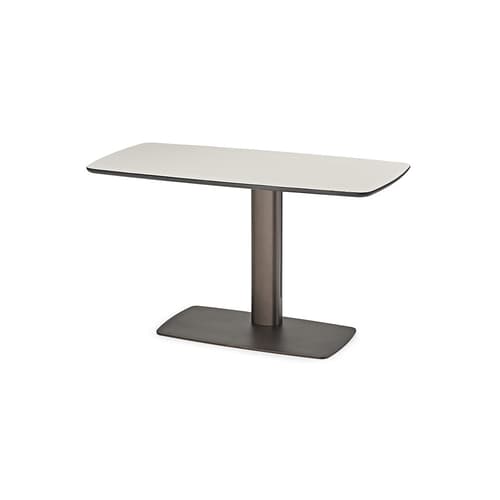 Run leather desk by Cattelan Italia with sleek design and premium leather finish FCI London