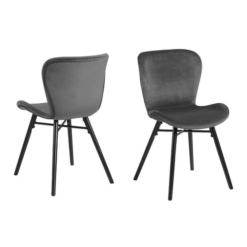 Batilda A1 Dark Grey Dining Chair By Dk Modern