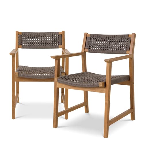 Cancun Set Of 2 Outdoor Chair | By FCI London
