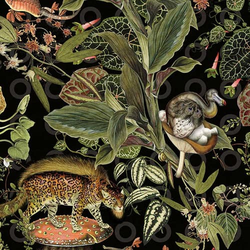 Menagerie Of Extinct Animals Wallpaper by Arte