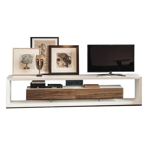 Boxer TV unit by Cattelan Italia from FCI London showing elegant modern design with storage