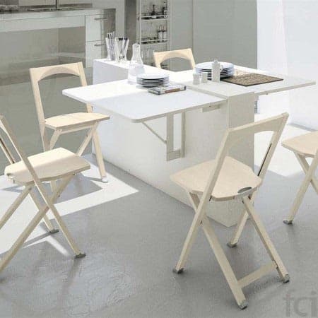 Quadro Folding Dining Table by Connubia Calligaris