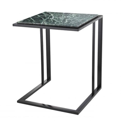 Cocktail Green Marble Side Table by Eichholtz
