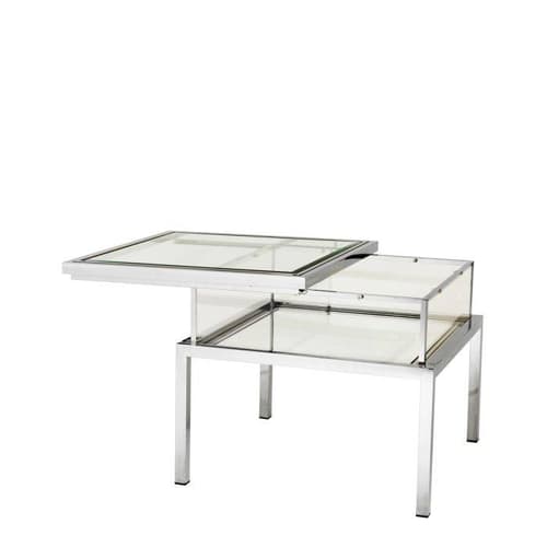 Harvey Stainless Steel Side Table by Eichholtz