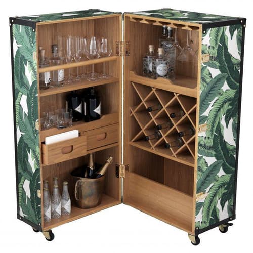Martini Bianco Mustique Green Drinks Cabinet by Eichholtz