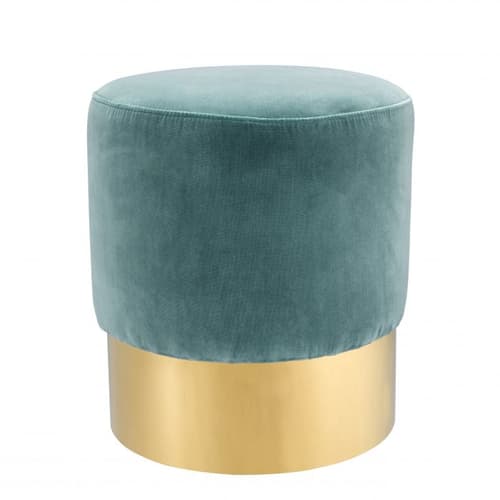 Pall Mall Deep Turquoise Footstool by Eichholtz