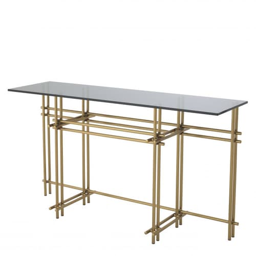 Quinn Brass Finish Console Table by Eichholtz
