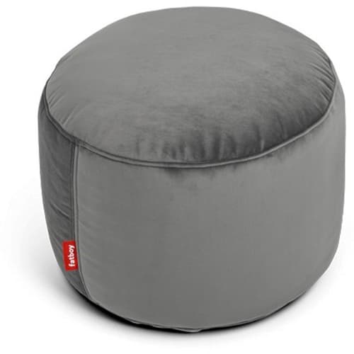 Point Velvet Taupe Pouf by Fatboy