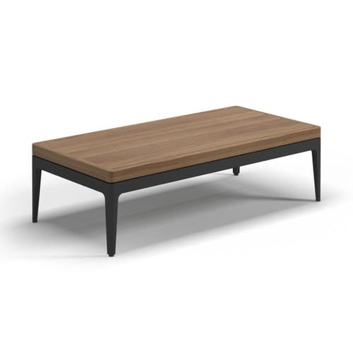 Grid Cabana Outdoor Coffee Table by Gloster