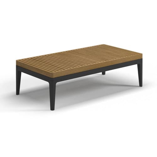 Grid Small Outdoor Coffee Table by Gloster