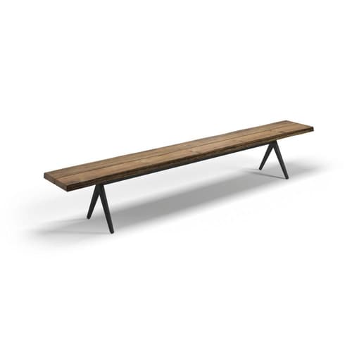 Raw Outdoor Bench by Gloster