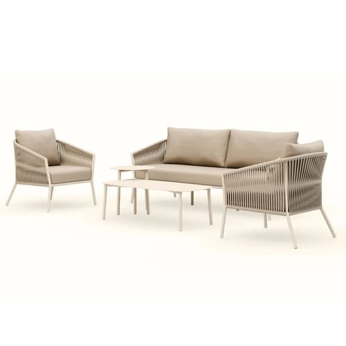 Darcy 5-Seater Woven Rope Outdoor Sofa by FCI London