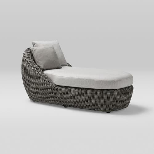 heritage curved chaise longue by point