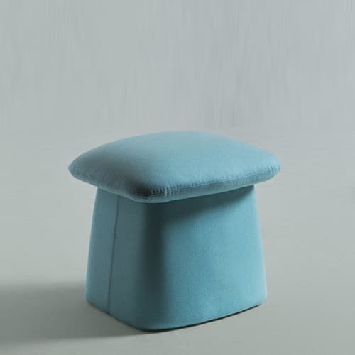 Bule Footstool by Quick Ship