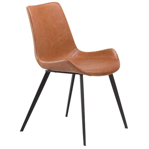 Hype Chair in Vintage Brown Leather | Quick Ship