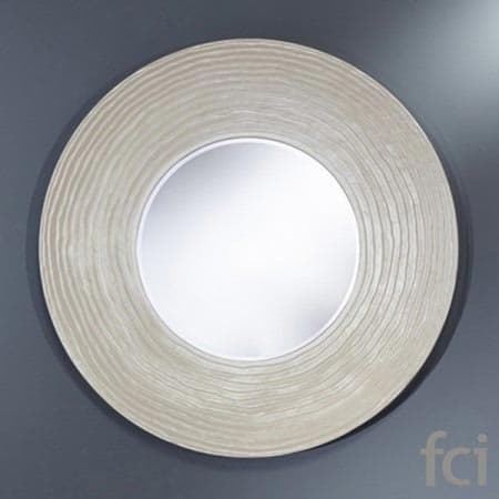 Disc Pearl Wall Mirror by Reflections