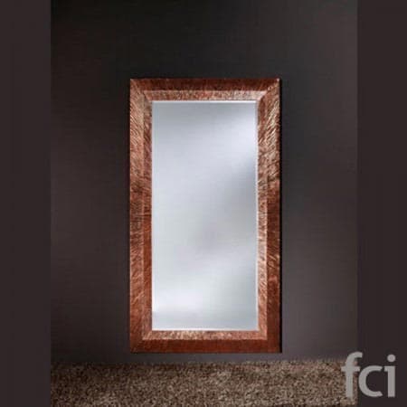 Groove Copper Wall Mirror by Reflections